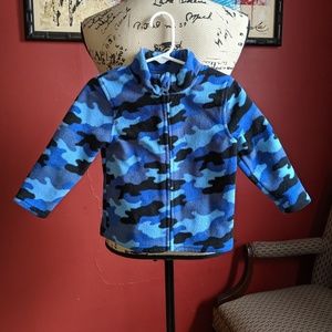 🐢3 for $9🐢 Jumping Beans blue camo fleece jacket